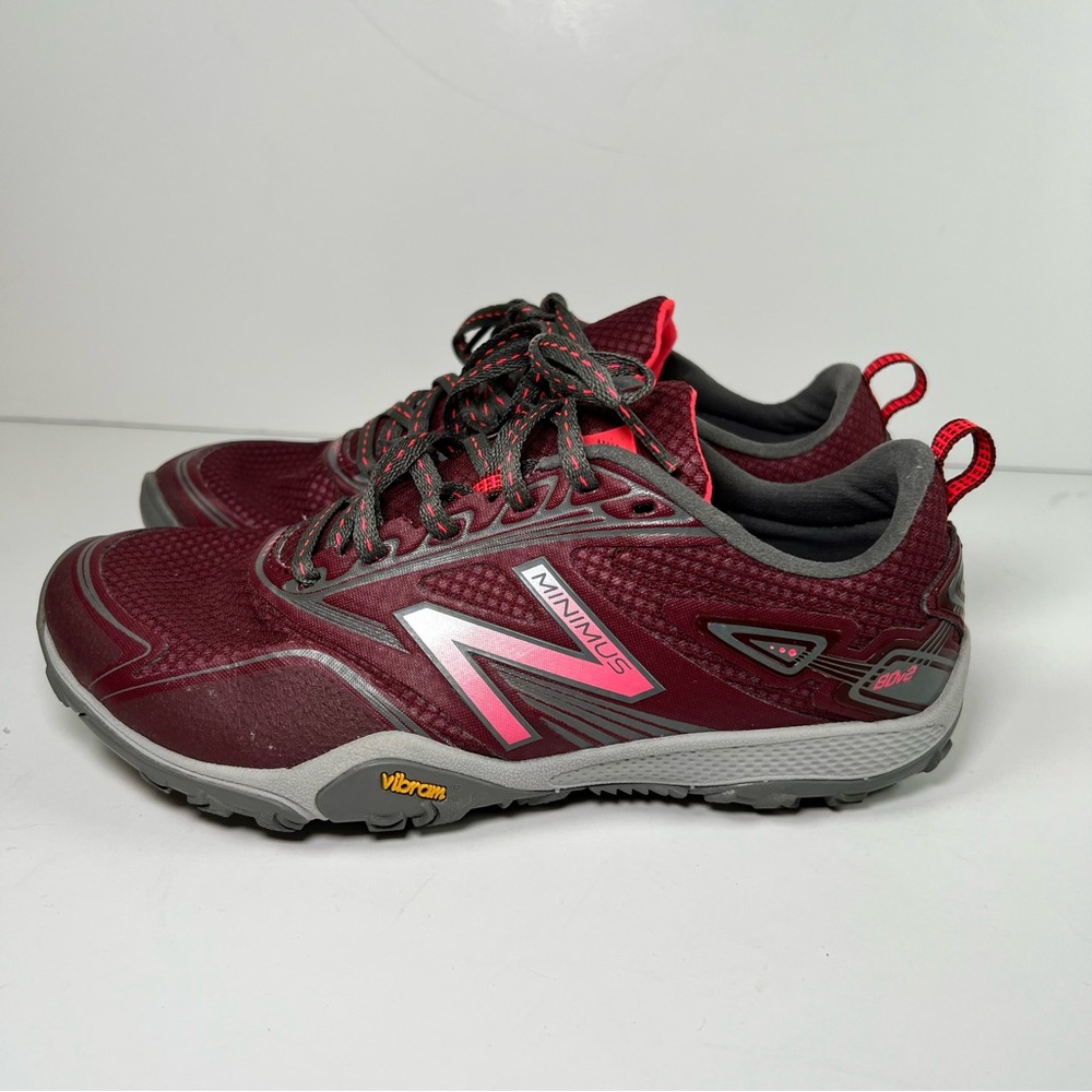 New Balance Minumus WO80RP2 Women’s Multi Sport Shoes Burgandy/Gray Size 7